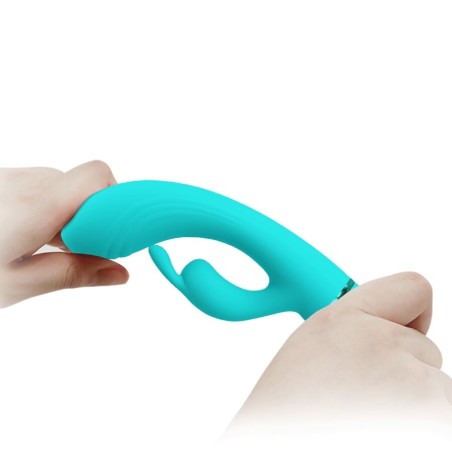 PRETTY LOVE - SCOCCO VIBRADOR RABBIT TURQUESA PRETTY LOVE FLIRTATION