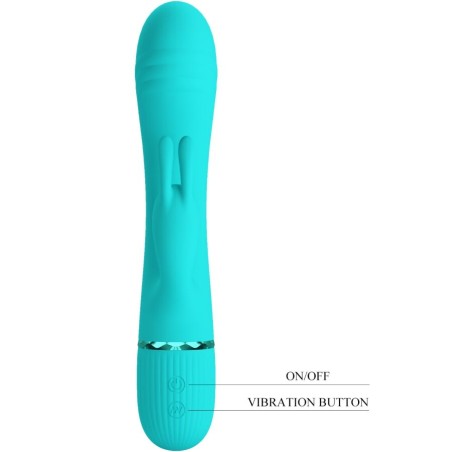PRETTY LOVE - SCOCCO VIBRADOR RABBIT TURQUESA PRETTY LOVE FLIRTATION