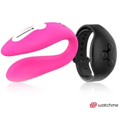 WEARWATCH - VIBRADOR DUAL TECHNOLOGY WATCHME FUCSIA /AZABACHE 2
