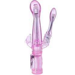 BAILE - VIBRADOR FLEXIBLE CON ESTIMULADOR ANAL BAILE VIBRATORS
