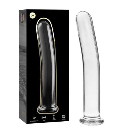 NEBULA SERIES BY IBIZA - MODELO 8 DILDO CRISTAL TRANSPARENTE 14.5 CM -O- 2 CM NEBULA SERIES BY IBIZA