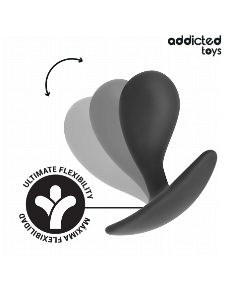 ADDICTED TOYS - SET DE 3 PLUG ANAL SILICONA MODELO 3 