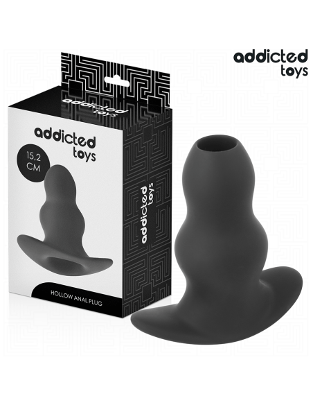 ADDICTED TOYS - PLUG ANAL HUECO SILICONA TALLA XXL 15,2 CM 