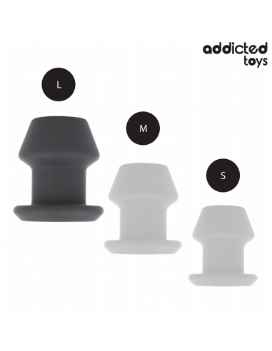 ADDICTED TOYS - PLUG ANAL HUECO EXTREM SILICONA TALLA L 10,4 CM 