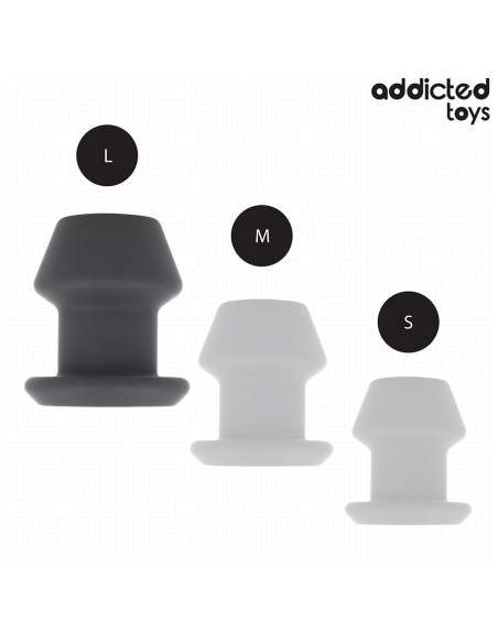 ADDICTED TOYS - PLUG ANAL HUECO EXTREM SILICONA TALLA L 10,4 CM 