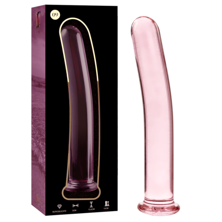 NEBULA SERIES BY IBIZA - MODELO 9 DILDO CRISTAL ROSA 15.5 CM -O- 2.5 CM NEBULA SERIES BY IBIZA