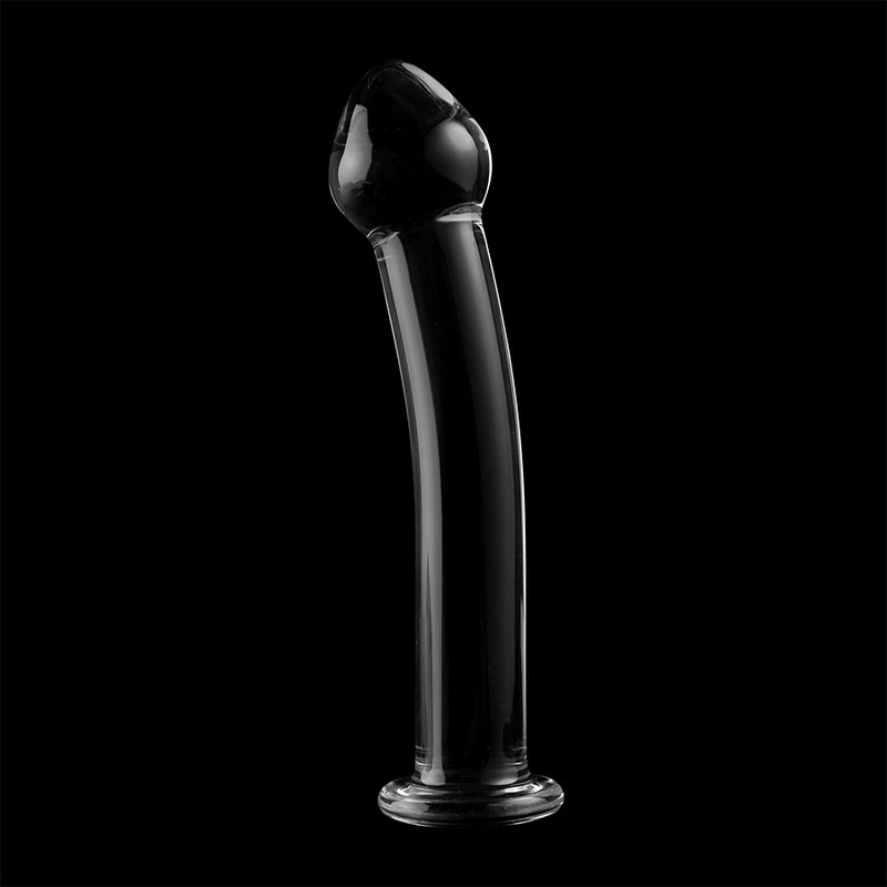 NEBULA SERIES BY IBIZA - MODELO 11 DILDO CRISTAL TRANSPARENTE 16 CM -O- 3 CM 