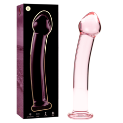 NEBULA SERIES BY IBIZA - MODELO 11 DILDO CRISTAL ROSA 16 CM -O- 3 CM NEBULA SERIES BY IBIZA