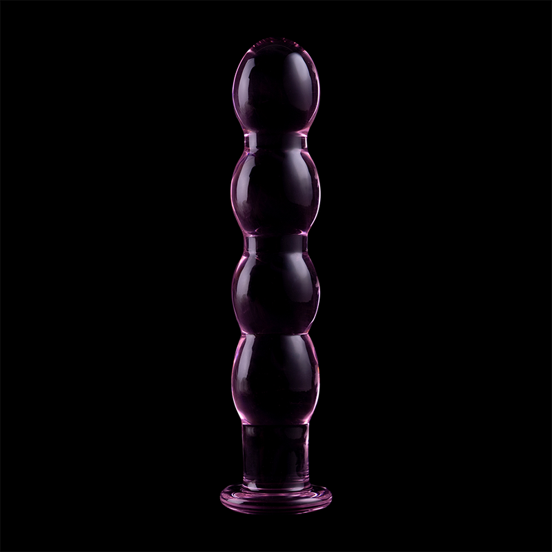 NEBULA SERIES BY IBIZA - MODELO 10 DILDO CRISTAL ROSA 16.5 CM -O- 3.5 CM 