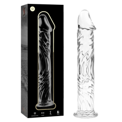 NEBULA SERIES BY IBIZA - MODELO 12 DILDO CRISTAL TRANSPARENTE 17 CM -O- 3.5 CM NEBULA SERIES BY IBIZA