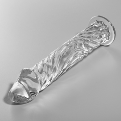 NEBULA SERIES BY IBIZA - MODELO 12 DILDO CRISTAL TRANSPARENTE 17 CM -O- 3.5 CM NEBULA SERIES BY IBIZA 2