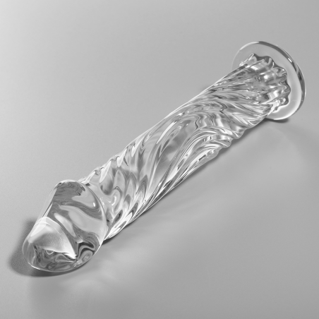 NEBULA SERIES BY IBIZA - MODELO 12 DILDO CRISTAL TRANSPARENTE 17 CM -O- 3.5 CM NEBULA SERIES BY IBIZA