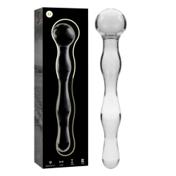 NEBULA SERIES BY IBIZA - MODELO 13 DILDO CRISTAL TRANSPARENTE 18 CM -O- 3.5 CM NEBULA SERIES BY IBIZA