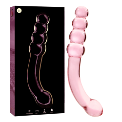 NEBULA SERIES BY IBIZA - MODELO 14 DILDO CRISTAL ROSA 18.5 CM -O- 3 CM NEBULA SERIES BY IBIZA