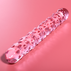 NEBULA SERIES BY IBIZA - MODELO 15 DILDO CRISTAL ROSA 18.5 CM -O- 3 CM NEBULA SERIES BY IBIZA 2
