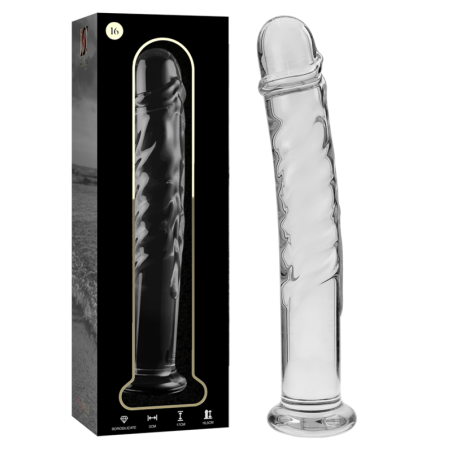 NEBULA SERIES BY IBIZA - MODELO 16 DILDO CRISTAL TRANSPARENTE 18.5 CM -O- 3 CM NEBULA SERIES BY IBIZA