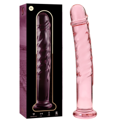 NEBULA SERIES BY IBIZA - MODELO 16 DILDO CRISTAL ROSA 18.5 CM -O- 3 CM NEBULA SERIES BY IBIZA