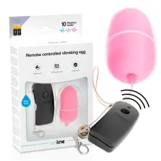 ONLINE - HUEVO VIBRADOR CON MANDO CONTROL REMOTO ROSA 2
