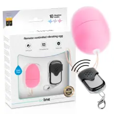 ONLINE - HUEVO VIBRADOR CONTROL REMOTO S ROSA 2
