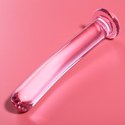 NEBULA SERIES BY IBIZA - MODELO 17 DILDO CRISTAL ROSA 18.5 CM -O- 3 CM NEBULA SERIES BY IBIZA 2