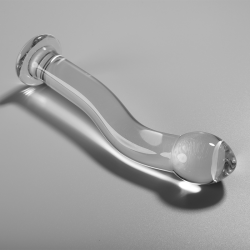NEBULA SERIES BY IBIZA - MODELO 18 DILDO CRISTAL TRANSPARENTE 18.5 CM -O- 3.5 CM NEBULA SERIES BY IBIZA 2