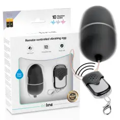 ONLINE - HUEVO VIBRADOR CONTROL REMOTO M NEGRO 2