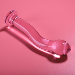 NEBULA SERIES BY IBIZA - MODELO 18 DILDO CRISTAL ROSA 18.5 CM -O- 3.5 CM NEBULA SERIES BY IBIZA 2