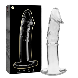 NEBULA SERIES BY IBIZA - MODELO 19 DILDO CRISTAL TRANSPARENTE 18.5 CM -O- 4 CM NEBULA SERIES BY IBIZA
