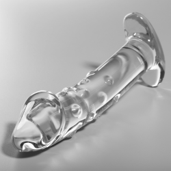 NEBULA SERIES BY IBIZA - MODELO 19 DILDO CRISTAL TRANSPARENTE 18.5 CM -O- 4 CM NEBULA SERIES BY IBIZA 2