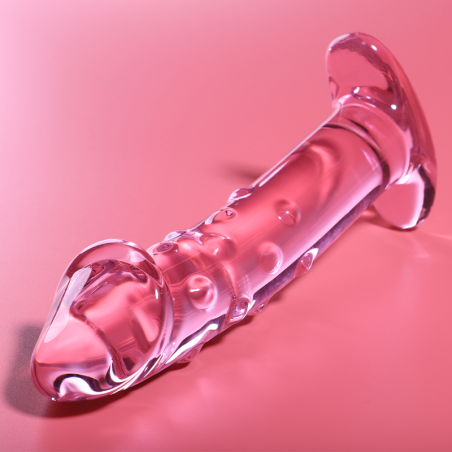 NEBULA SERIES BY IBIZA - MODELO 19 DILDO CRISTAL ROSA 18.5 CM -O- 4 CM NEBULA SERIES BY IBIZA