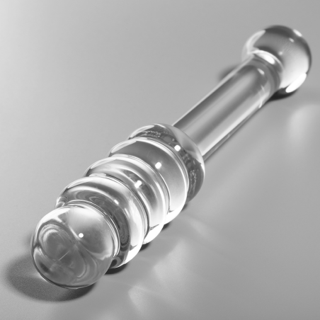 NEBULA SERIES BY IBIZA - MODELO 20 DILDO CRISTAL TRANSPARENTE 20.5 CM -O- 3 CM NEBULA SERIES BY IBIZA