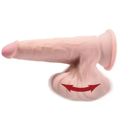 Plus 3D Dildo Swinging Balls 12.7 cm | King Cock