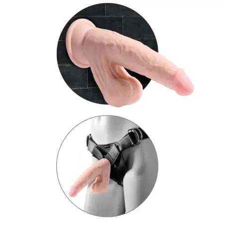 Plus 3D Dildo Swinging Balls 12.7 cm | King Cock