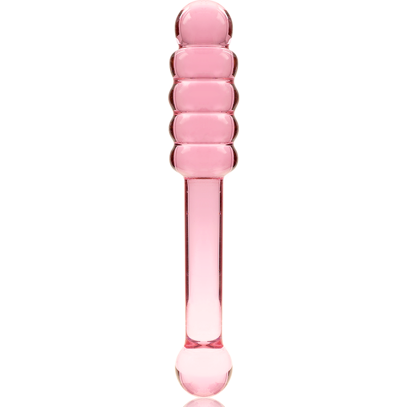 NEBULA SERIES BY IBIZA - MODELO 20 DILDO CRISTAL ROSA 20.5 CM -O- 3 CM 