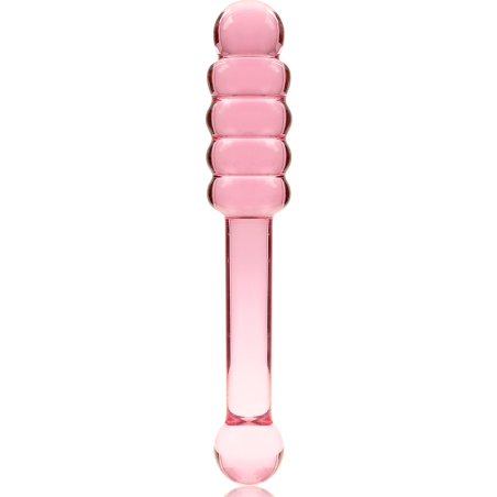 NEBULA SERIES BY IBIZA - MODELO 20 DILDO CRISTAL ROSA 20.5 CM -O- 3 CM NEBULA SERIES BY IBIZA