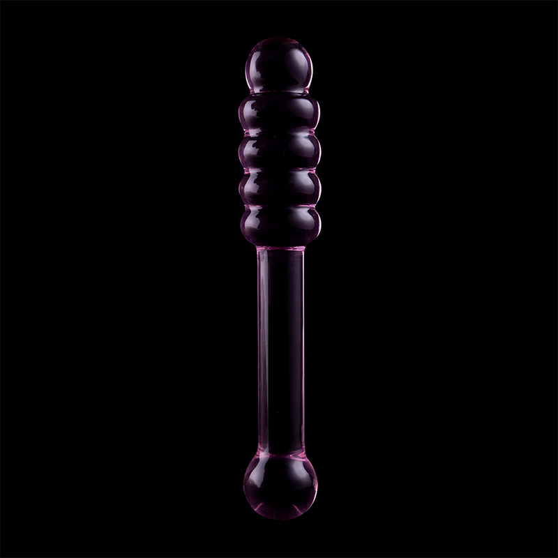 NEBULA SERIES BY IBIZA - MODELO 20 DILDO CRISTAL ROSA 20.5 CM -O- 3 CM 