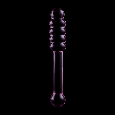 NEBULA SERIES BY IBIZA - MODELO 20 DILDO CRISTAL ROSA 20.5 CM -O- 3 CM NEBULA SERIES BY IBIZA