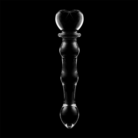 NEBULA SERIES BY IBIZA - MODELO 21 DILDO CRISTAL TRANSPARENTE 20.5 CM -O- 3.5 CM 