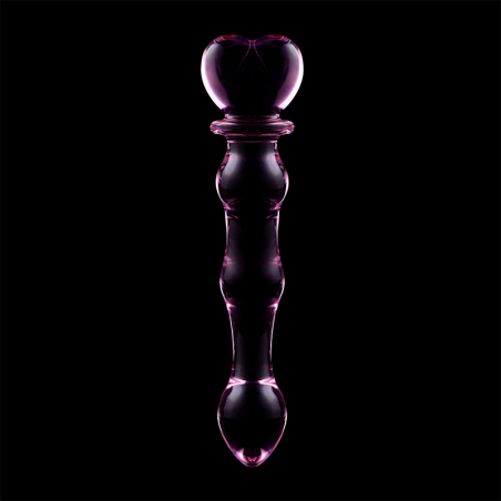 NEBULA SERIES BY IBIZA - MODELO 21 DILDO CRISTAL ROSA 20.5 CM -O- 3.5 CM 