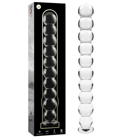 NEBULA SERIES BY IBIZA - MODELO 22 DILDO CRISTAL TRANSPARENTE 21.5 CM -O- 2.5 CM NEBULA SERIES BY IBIZA