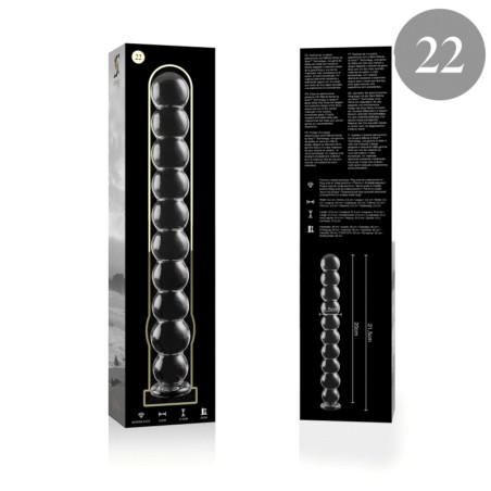 NEBULA SERIES BY IBIZA - MODELO 22 DILDO CRISTAL TRANSPARENTE 21.5 CM -O- 2.5 CM NEBULA SERIES BY IBIZA
