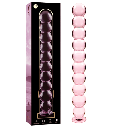 NEBULA SERIES BY IBIZA - MODELO 22 DILDO CRISTAL ROSA 21.5 CM -O- 2.5 CM NEBULA SERIES BY IBIZA
