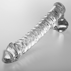 NEBULA SERIES BY IBIZA - MODELO 23 DILDO CRISTAL TRANSPARENTE 21.5 CM -O- 4 CM NEBULA SERIES BY IBIZA 2