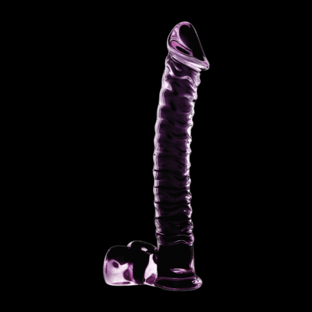 NEBULA SERIES BY IBIZA - MODELO 23 DILDO CRISTAL ROSA 21.5 CM -O- 4 CM NEBULA SERIES BY IBIZA