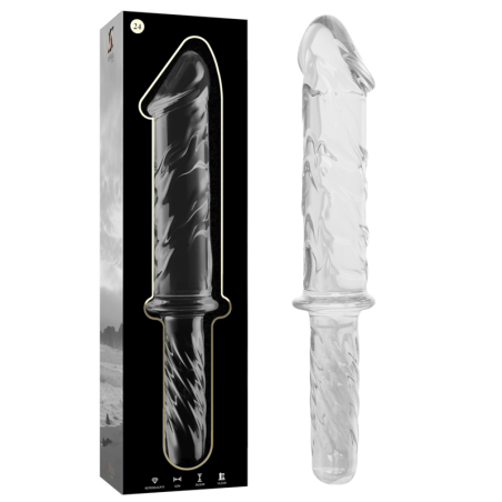 NEBULA SERIES BY IBIZA - MODELO 24 DILDO CRISTAL TRANSPARENTE 28.5 CM -O- 5 CM NEBULA SERIES BY IBIZA