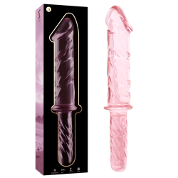 NEBULA SERIES BY IBIZA - MODELO 24 DILDO CRISTAL ROSA 28.5 CM -O- 5 CM NEBULA SERIES BY IBIZA