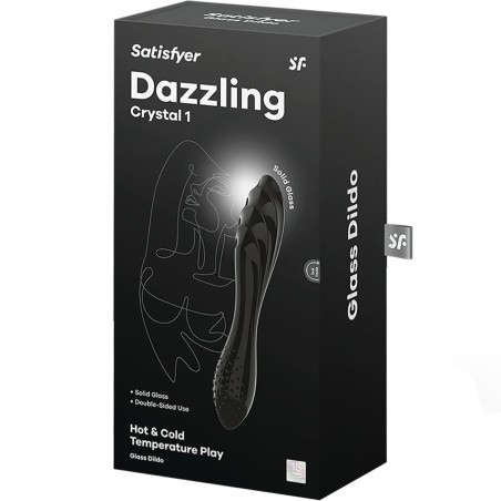 SATISFYER - DAZZLING CRYSTAL NEGRO SATISFYER CRYSTAL
