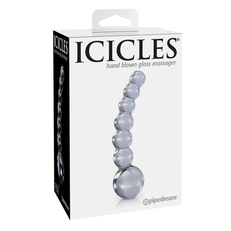 ICICLES - N. 66 MASAJEADOR TRANSPARENTE 