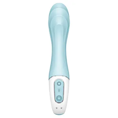 Air Pump Vibrator 5+ Vibrador Punto G Inflable APP Azul