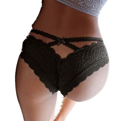QUEEN LINGERIE - PANTIES DE ENCAJE FLORAL S/M QUEEN LINGERIE 2